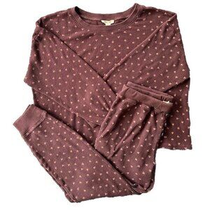 Madewell Burgundy Pajama Set